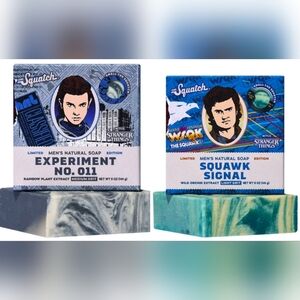Dr. Squatch Stranger Things Limited Edition Natural Bar Soap Bundle (2)